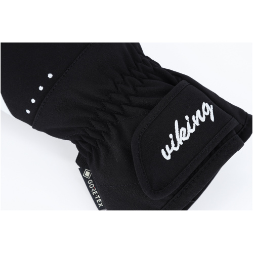 detail VIKING SHERPA GTX MITTEN dámské palcové rukavice černá/bílá