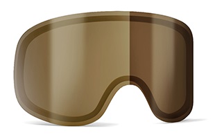 detail Lyžařské brýle SALICE 619 TECH BLACK/GREEN tech lens S2-S4