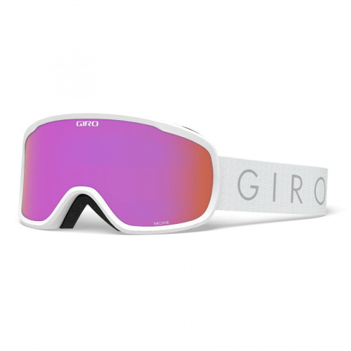 detail GIRO MOXIE white core light amber pink dámské lyžařské brýle 22/23 - 2 skla