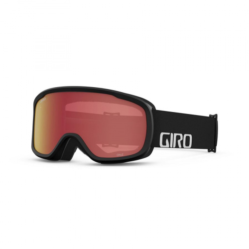 detail GIRO CRUZ black wordmark amber scarlet lyžařské brýle 22/23