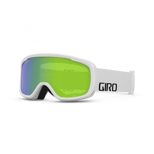 GIRO CRUZ white wordmark loden green lyžařské brýle 22/23