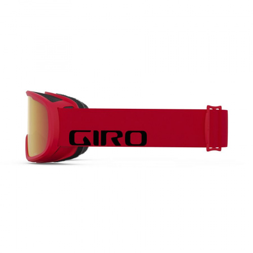 detail GIRO CRUZ red wordmark amber scarlet lyžařské brýle 22/23