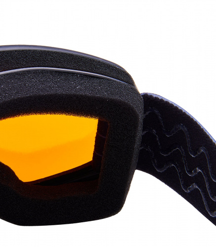detail BLIZZARD 963 DAO, black, amber1, silver mirror dětské lyžařské brýle 22/23