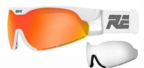 detail RELAX CROSS HTG34Q lyžařské brýle na běžky bílá 22/23
