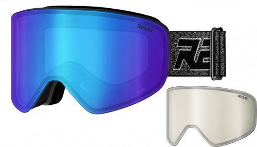 detail RELAX X-FIGHTER HTG59F lyžařské brýle magnetický výměnný zorník černá 22/23