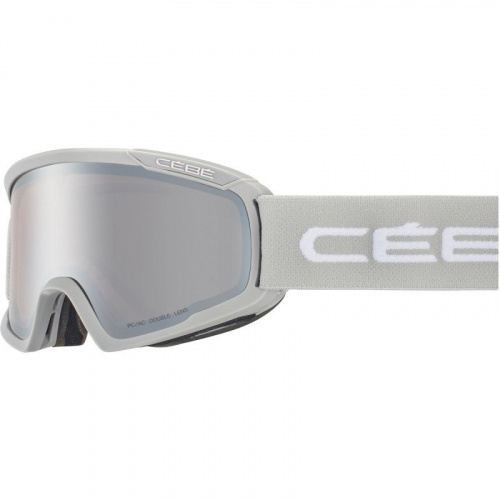 detail CÉBÉ VERSUS matt grey white/amber flash lyžařské brýle 22/23