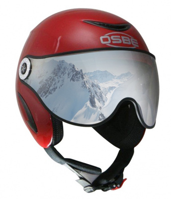 Lyžařská helma OSBE PROTON SR červená metal 2013