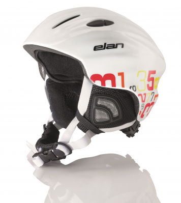 Dětská lyžařská helma ELAN TEAM WHITE white 2015