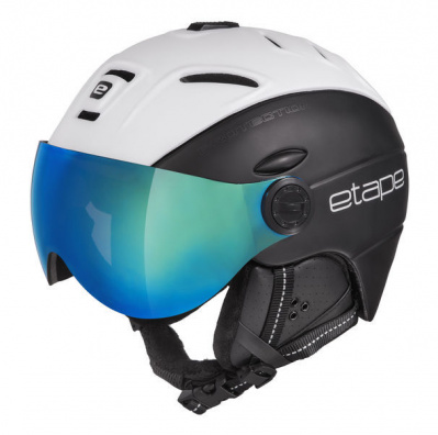 Lyžařská helma ETAPE COMP PRO černá/bílá mat 2021