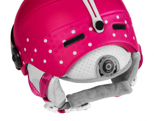 detail ETAPE RIDER PRO JR dětská lyžařská helma růžová/bílá mat 2020