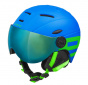 náhled Dětská lyžařská helma ETAPE RIDER PRO modrá/zelená mat 2021