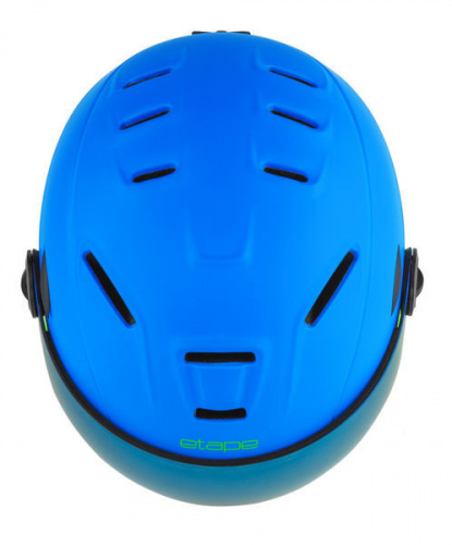 detail ETAPE RIDER PRO JR dětská lyžařská helma modrá/zelená mat 2023