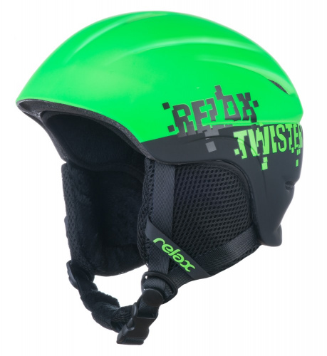 detail RELAX TWISTER RH18T dětská lyžařská helma zelená 21/22