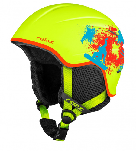 RELAX TWISTER RH18A4 dětská lyžařská helma žlutá 21/22