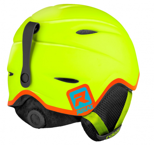 detail RELAX TWISTER RH18A4 dětská lyžařská helma žlutá 21/22