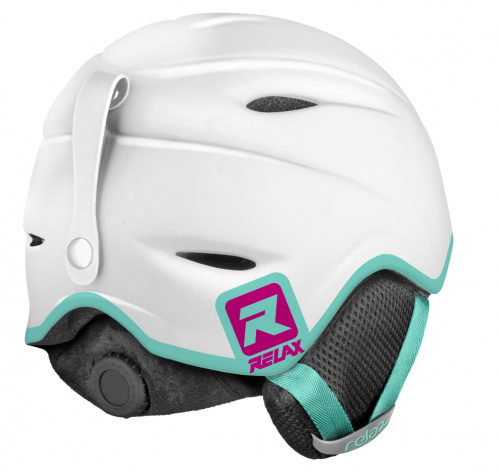 detail RELAX TWISTER RH18A6 dětská lyžařská helma bílá 21/22