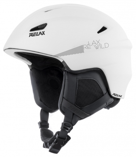detail RELAX WILD RH17B lyžařká helma bílá mat 21/22