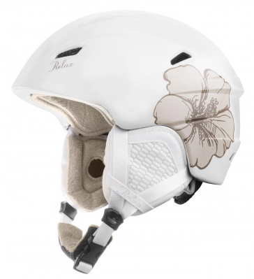 RELAX WILD RH17A2 dámská lyžařská helma bílá 21/22