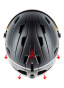 náhled RELAX STEALTH RH24A lyžařská helma výměnný visor černá 21/22