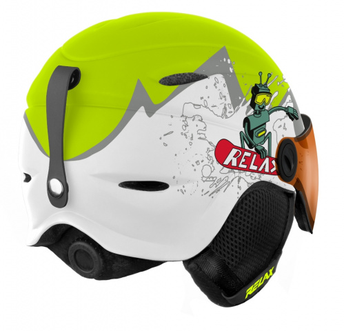 detail RELAX TWISTER VISOR RH27P lyžařská helma zelená 22/23