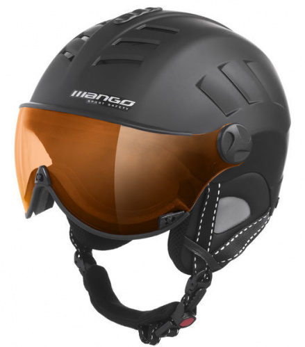MANGO VOLCANO PRO lyžařská helma s vizorem černá mat 2023