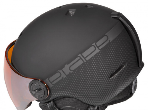 detail ETAPE PHOENIX PRO lyžařská helma s vizorem černá mat 2023