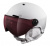 detail ETAPE CORTINA PRO dámská lyžařská helma s vizorem bílá mat 2023