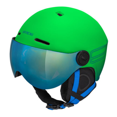 ETAPE SPEEDY PRO dětská lyžařská helma s vizorem zelená mat 2023