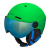 detail ETAPE SPEEDY PRO dětská lyžařská helma s vizorem zelená mat 2023