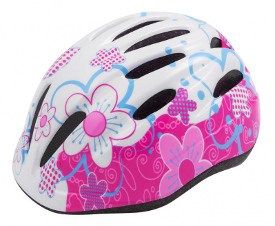 Dětská helma na kolo ETAPE REBEL bílá|růžová 2021