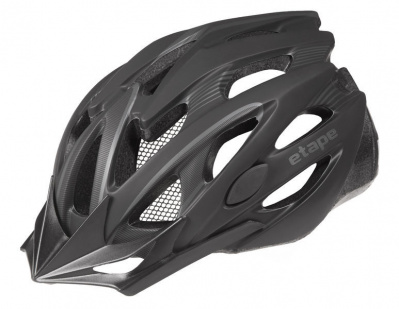Cyklistická helma ETAPE BIKER černá/titan mat 2021