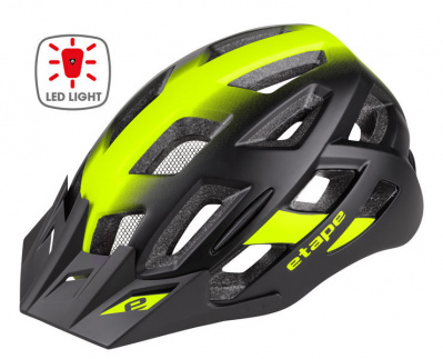 Cyklistická helma ETAPE VIRT LIGHT černá/žlutá fluo mat 2021