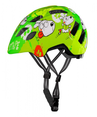 detail ETAPE KITTY 2.0 dětská helma na kolo zelená 2022