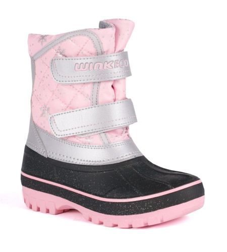 WINKECO BR82177-2 dětské zimní boty grey/pink