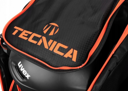 detail TECNICA Family/Team Skiboot backpack, black/orange taška na lyžáky a helmu 22/23