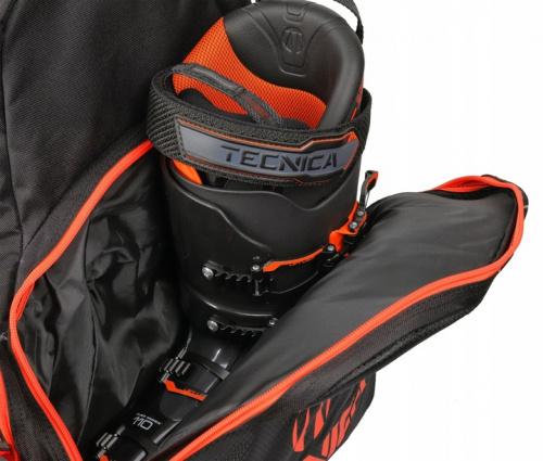detail TECNICA Family/Team Skiboot backpack, black/orange taška na lyžáky a helmu 22/23