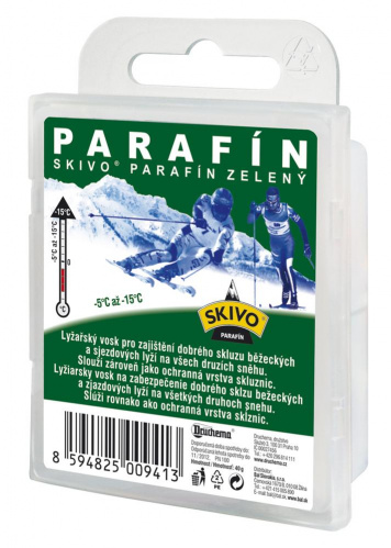 SKIVO parafín zelený - 5°C/ -15°C 40g
