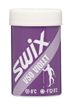 detail SWIX V50 violet stoupací vosk 45g