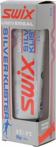 SWIX K21S klister silver universal 3°C/-5°C 55 g