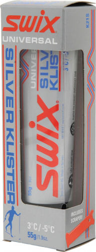 detail SWIX K21S klister silver universal 3°C/-5°C 55 g