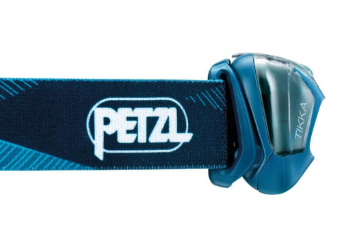 detail PETZL TIKKA E093FA01 Hybrid concept čelovka modrá 300lm